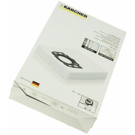 Boîte de 4 sacs feutre d'origine (28630060, 2.863-006.0) Aspirateur KARCHER