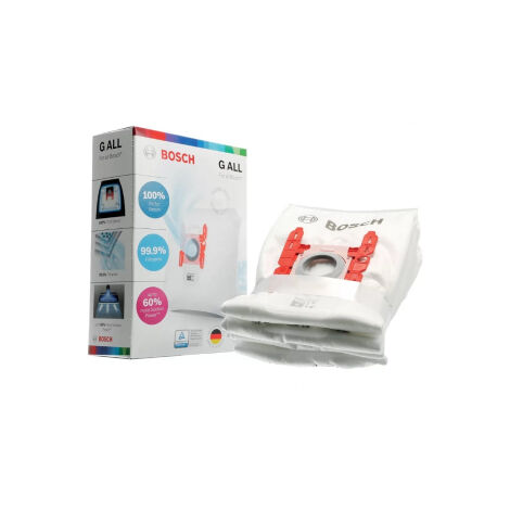 Boite de 4 sacs type G d'origine (00576334,17000940) Aspirateur BOSCH, ENTRONIC, UFESA, SIEMENS, GIRMI