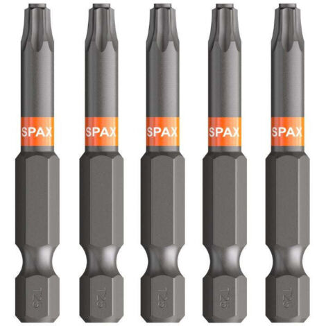 Boîte de 5 embouts T-STAR+ – Empreinte T10 à T40 - 50 mm