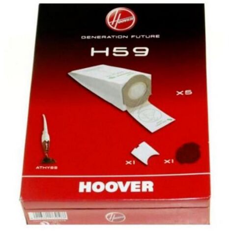 Boite de 5 sacs 1 filtre H59 ATHYSS (36594-52721) (35600279) Aspirateur HOOVER