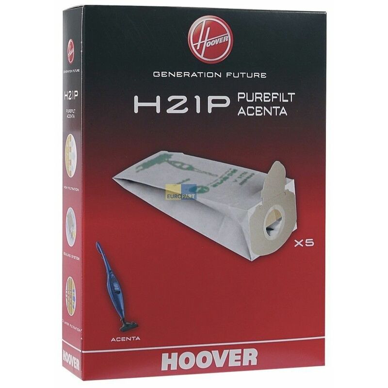 Boite de 5 sacs H21 (35600704) Aspirateur Hoover