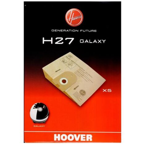 Boite de 5 sacs H27 GALAXY (09178443) Aspirateur 36091 HOOVER