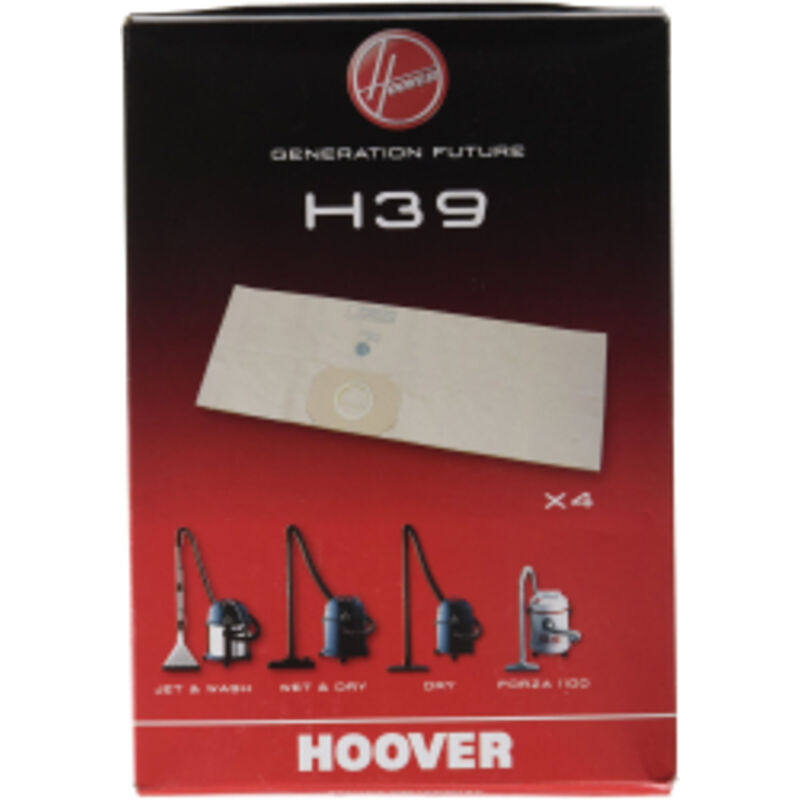 09189051 - Sac Papier H39 pour aspirateur - Hoover