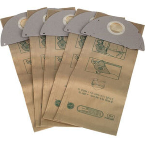 Boîte de 5 sacs papier H33 (35640-56962) (09177643) Aspirateur HOOVER, KARCHER