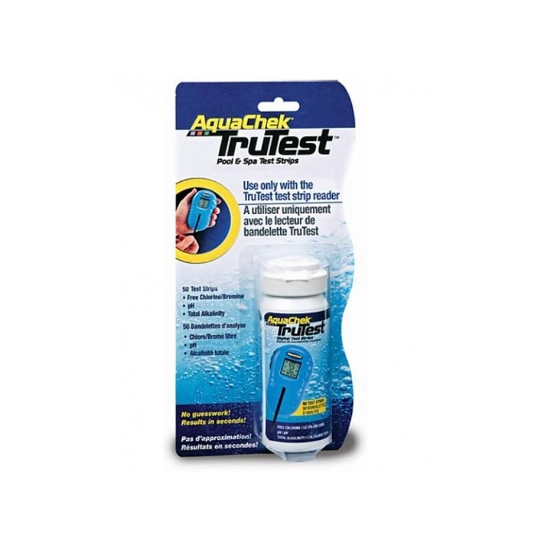 Aquachek - Boîte de 50 bandelettes recharge pour Testeur électronique digital Trutest