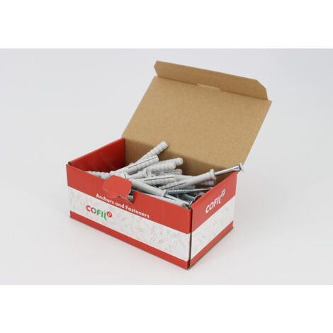 Boite de 50 chevilles à frapper polyamide 8x60mm