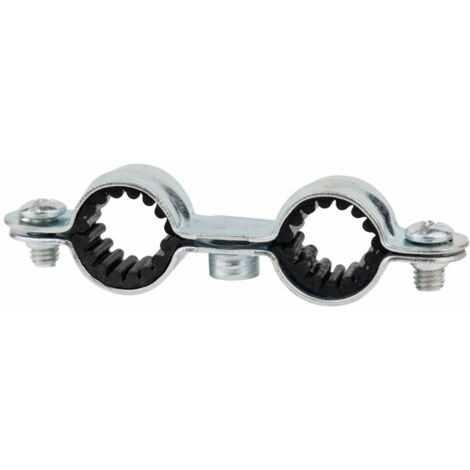 Boite de 50 - Collier double isophonique M7 - Zinguée 12-14 mm
