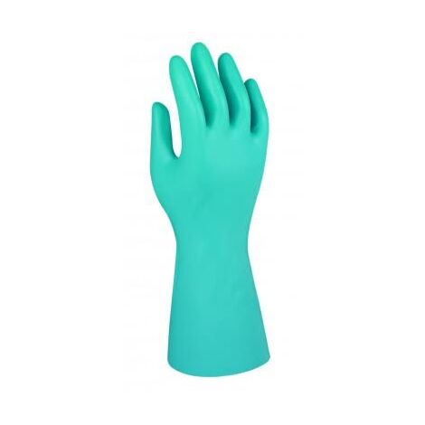 Boite de 50 gants nitrile extra long - taille 6.5 / S – Usage unique – pour la protection lors de petits travaux, nettoyage, examens…