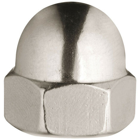 Boîte de 50 unités d'écrou borgne en zinc M 4 Fadix