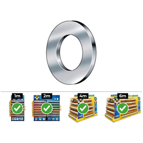 Boîte de 500 Rondelles Lisses CELO REF 125A 6mm ZINGUÉ
