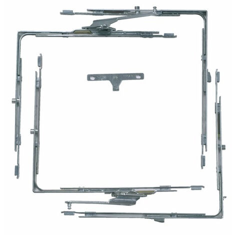 Ferco – Boite de base coulissant à translation EV1 droite finition argent – Hauteur rail 33mm – Axe 9,5mm – K1419100R1
