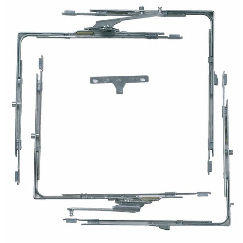 Boite de base de coulissant à translation EV1 droite finition argent Ferco K-14191-00-R-1