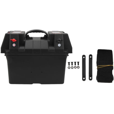 Boîte de batterie de moteur de pêche à la traîne Smart 12v Boat Marine Power Centre pour Van Van SUV ATV Camping Truck Car