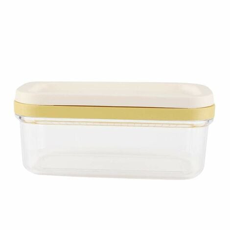 Boîte à beurre en métal blanc, boîte de conservation de cuisine