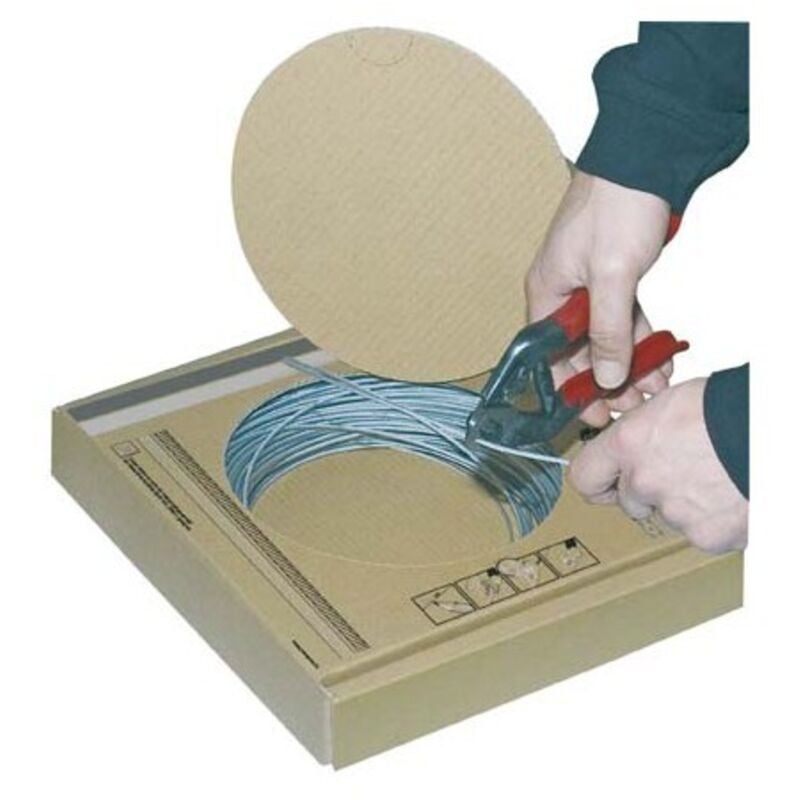 Boite de cable6x7 acier inoxydableA4 5mm x 100m (Par 100)