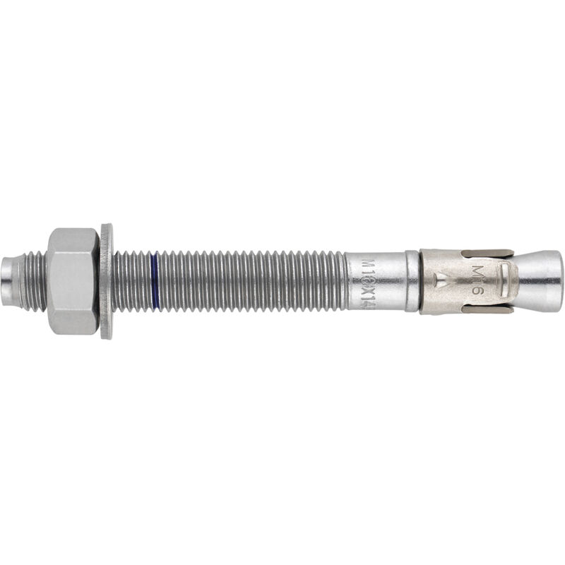 Goujon d'ancrage mâle charges lourdes pour béton fissuré et non fissuré - Bague inoxydable M10 x 165 Ø10 - Boite de 50