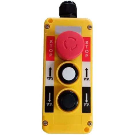 Boîte de Commande Multifonctionnelle avec Bouton d'Arrêt d'Urgence et Jonction