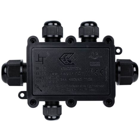 Boîte de connexion étanche M20 - 5P - IP68 - 0.5-2.5mm² -