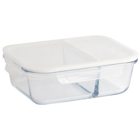 Boîte De Conservation Rectangulaire 1,45 L / 2 Compartiments - Pebbly