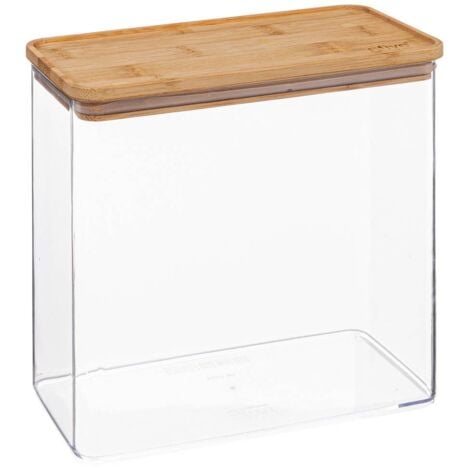 GEFU - Boîte De Conservation Rectangulaire 1000 Ml MILO En Verre Noir - Maison