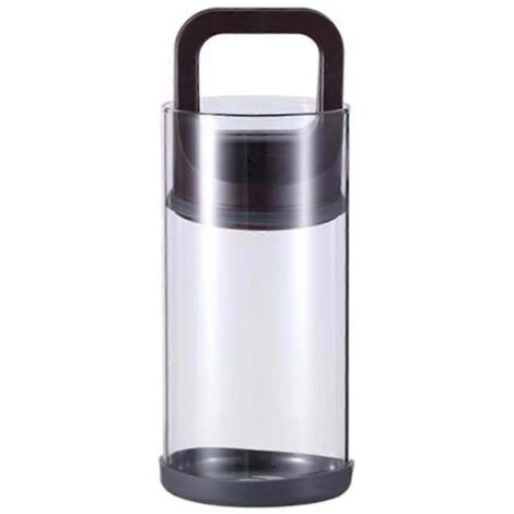 Boîte de conservation sous vide pour grains de café - Bocal en verre étanche à l'humidité pour la cuisine