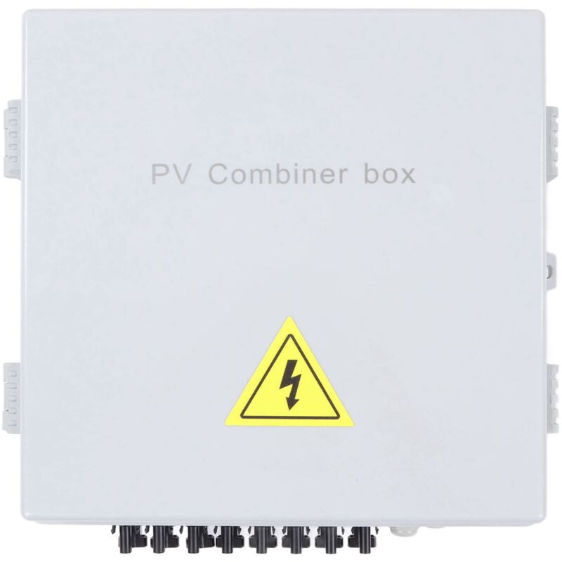 Boîte de courant photovoltaïque 8 - String Solar dc Disjoncteur avec fusible de courant nominal 10A pour système d'énergie solaire hors réseau 80A