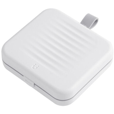 Boîte de Couture Magnétique Portable à Double Étage pour Maison, Voyage et Dortoir - Kit de Couture Compact Blanc