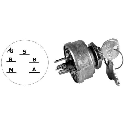 Boîte de démarrage 6 pôles TORO KOHLER tracteur tondeuse 330041