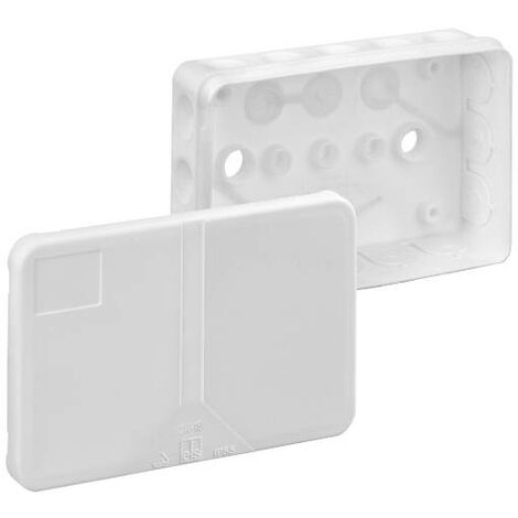 Boîte de dérivation 34661601 85 x 130 x 37 mm blanc IP55 – 19 entrées – Montage mural/au plafond – Résistante aux intempéries – Spelsberg - Y461942