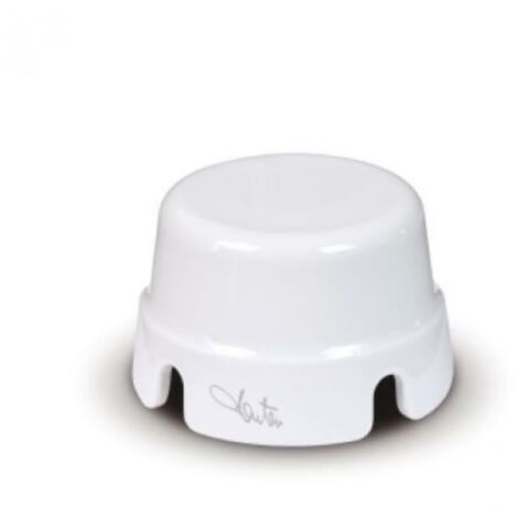 Boîte de dérivation Ø80mm en céramique couleur blanche Fanton 84033