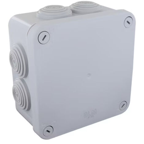 Boîte de dérivation à membrane étanche 650° - IP55 100 x 100 x 52 mm - couvercle 1/4 de tour - BLM