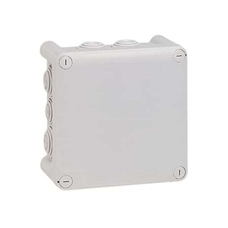 Legrand - Boîte de dérivation carrée 130x130x74 mm - fermeture 1/4 de tour - Plexo