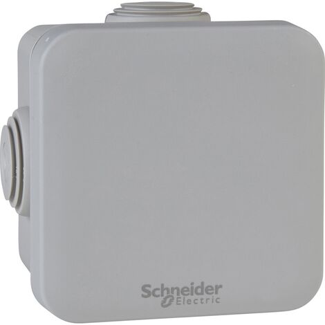 BOÎTE DE DÉRIVATION CARRÉE MUREVA BOX SCHNEIDER L65 X L65 X P45MM ENN05002 ENN05142