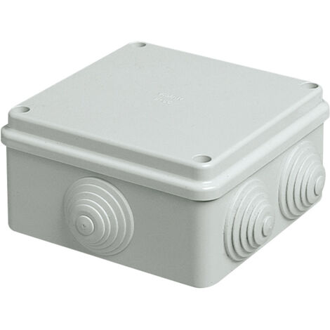 Boîte de dérivation d'extérieur Vimar carrée IP55 pour passe-câbles V55104