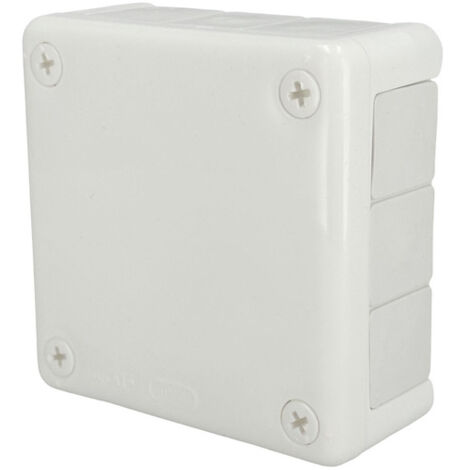 Boîte de dérivation en saillie 98x98x42mm IP55 12 passe-fils en caoutchouc blanc VP-41 EDO Technic