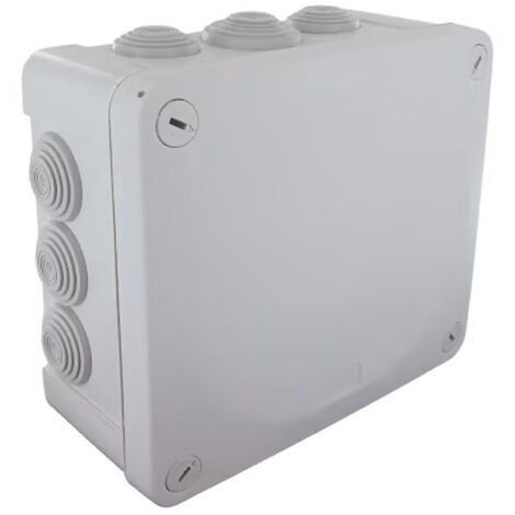 Boîte de dérivation étanche 175 x 150 x 80 mm – Indice de protection IP55 – Résistance aux chocs IK07 – Entrées pour tubes de 20/25 mm – BLM