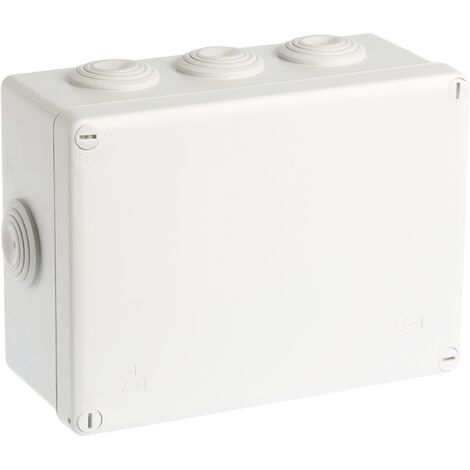 Boite de dérivation étanche avec traitement anti-UV renforcé - IP55 - SUM'OHM 165x120x70 - 8 entrées