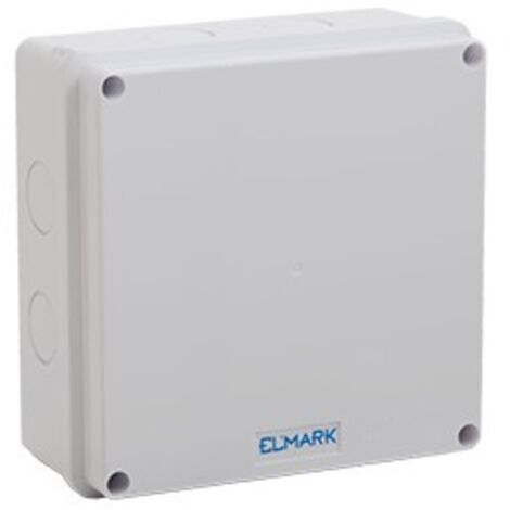 Boîte de dérivation étanche IP65 150x150x70 mm – Protection optimale pour environnements humides – Matériau ABS durable – Elmark