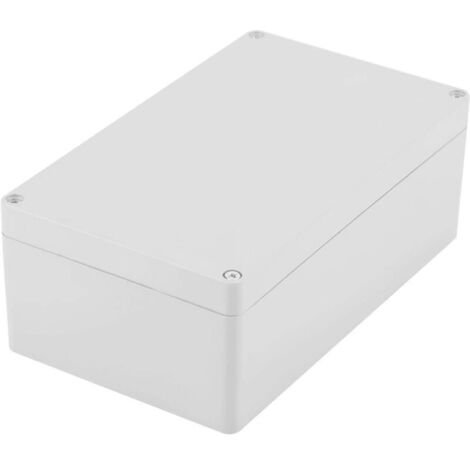 Boîte de dérivation étanche IP65 200x120x75mm ABS ignifuge pour installations électriques intérieures et extérieures Protection contre l'eau et la poussière