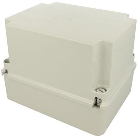 Boite de dérivation étanche IP67 190x145x140mm, avec couvercle opaque, bords lisses