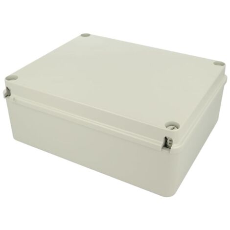 Boite de dérivation étanche IP67 250x200x90mm, avec couvercle opaque, bords lisses
