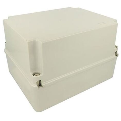 Boite de dérivation étanche IP67 310x230x180mm, avec couvercle opaque, bords lisses