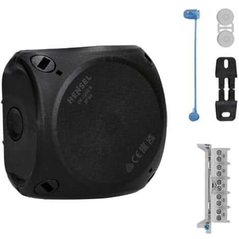 Boîte de dérivation hensel dk 0202 b ip66 93x93 mm