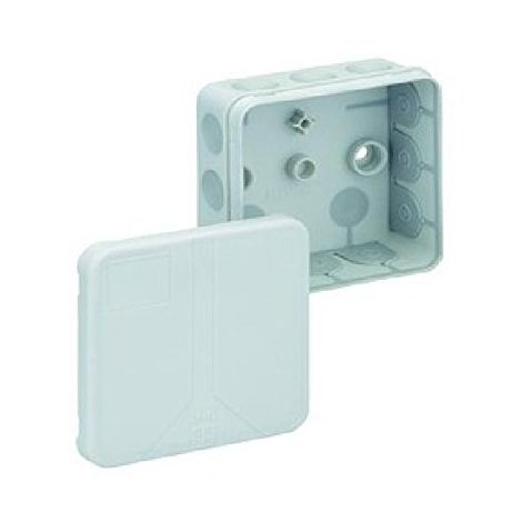 BOITE DE DÉRIVATION - IP55 - 2,5 MM² - 85 X 85 X 37 MM - FIXATION SUR LE MUR OU LE PLAFOND SPELSBERG 2K-12-L