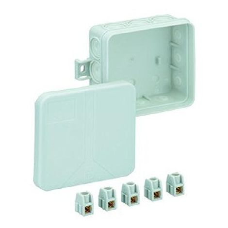 BOÎTE DE DÉRIVATION IP55 2,5 MM² 85 X 85 X 37 MM G KST SERRAGE PLAFOND/MUR LMR SPELSBERG 33241201