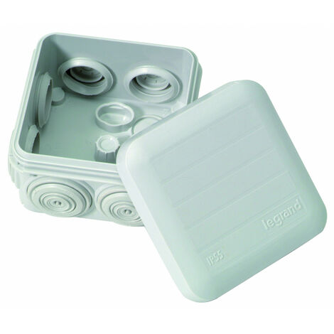 BOITE DE DERIVATION LEGRANG PLEXO 80X80X45 7 ENTREES IP55