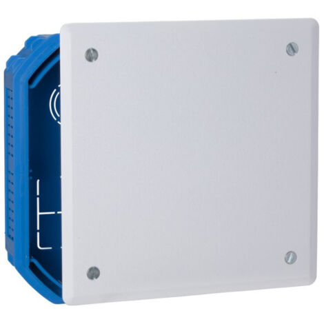 Schneider Electric – Boîte de dérivation à sceller 165x165x47 mm – Indice de protection IP20 – Lot de 5 unités – Matériau polystyrène bleu RAL 5015