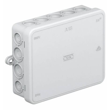Boîte de dérivation obo-bettermann 2000410-g IP55 polyéthylène
