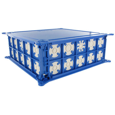 Boîte de dérivation pavillonnaire 250x250x85mm – 38 entrées – Tenue au fil incandescent 850°C – 590250 – BLM