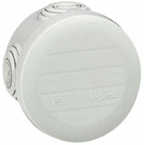 Boite de dérivation ronde PLEXO Ø70 grise - LEGRAND : 092002